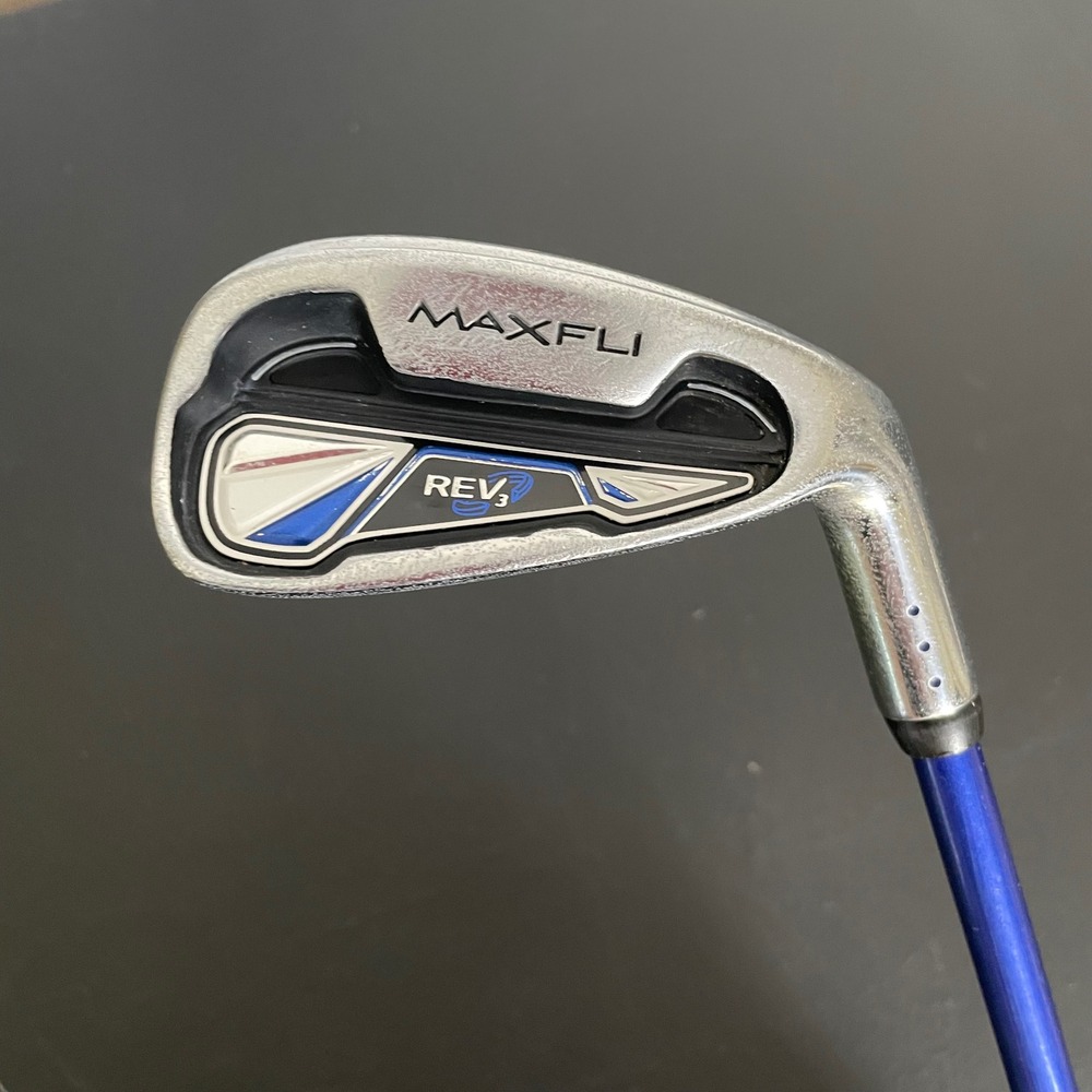 Junior Maxfli Rev3 7 Iron Single Golf Club Lightweight Right Handed Blue‎ 34"